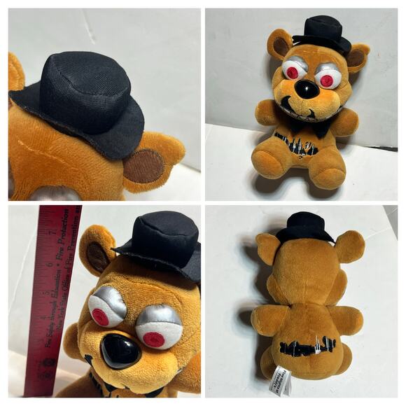 Funko Five Nights at Freddys Nightmare Freddy Plush 2016 FNAF 8in horror bear - Picture 2 of 10